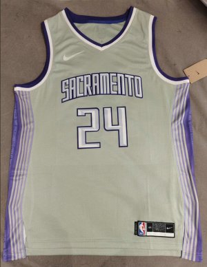 NBA 24 Jackson Sacramento Kings 22-23 city Maillot grey imprimé